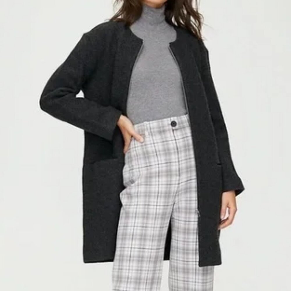 Aritzia Wilfred Banville Merino Wool Zip Front Jacket Minimalist Business XS